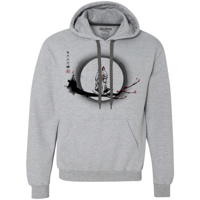 Sweatshirts Sport Grey / Small The Wolf Girl Premium Fleece Hoodie