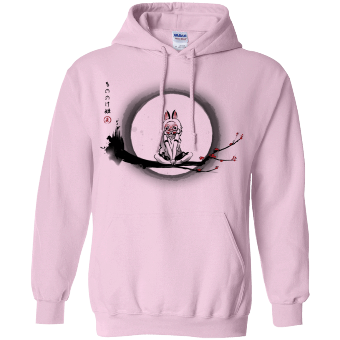 Sweatshirts Light Pink / Small The Wolf Girl Pullover Hoodie