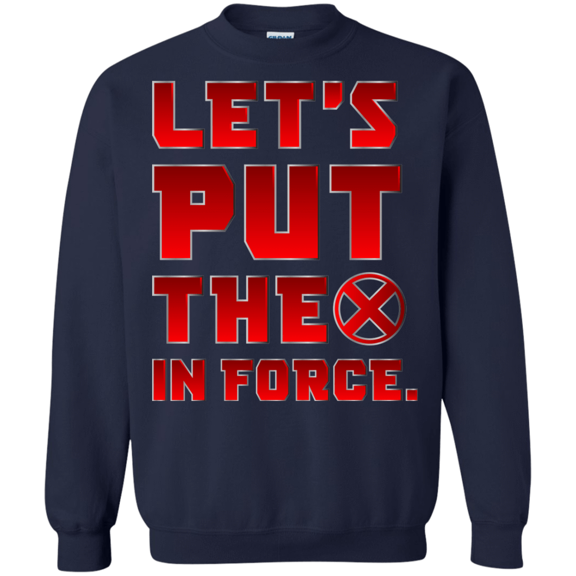 Sweatshirts Navy / S The X In Force Crewneck Sweatshirt