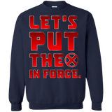 Sweatshirts Navy / S The X In Force Crewneck Sweatshirt