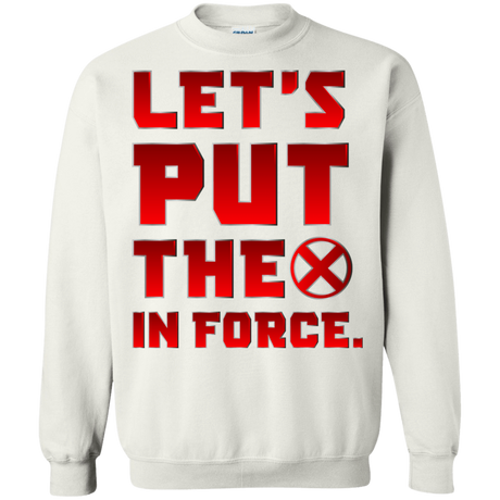 Sweatshirts White / S The X In Force Crewneck Sweatshirt