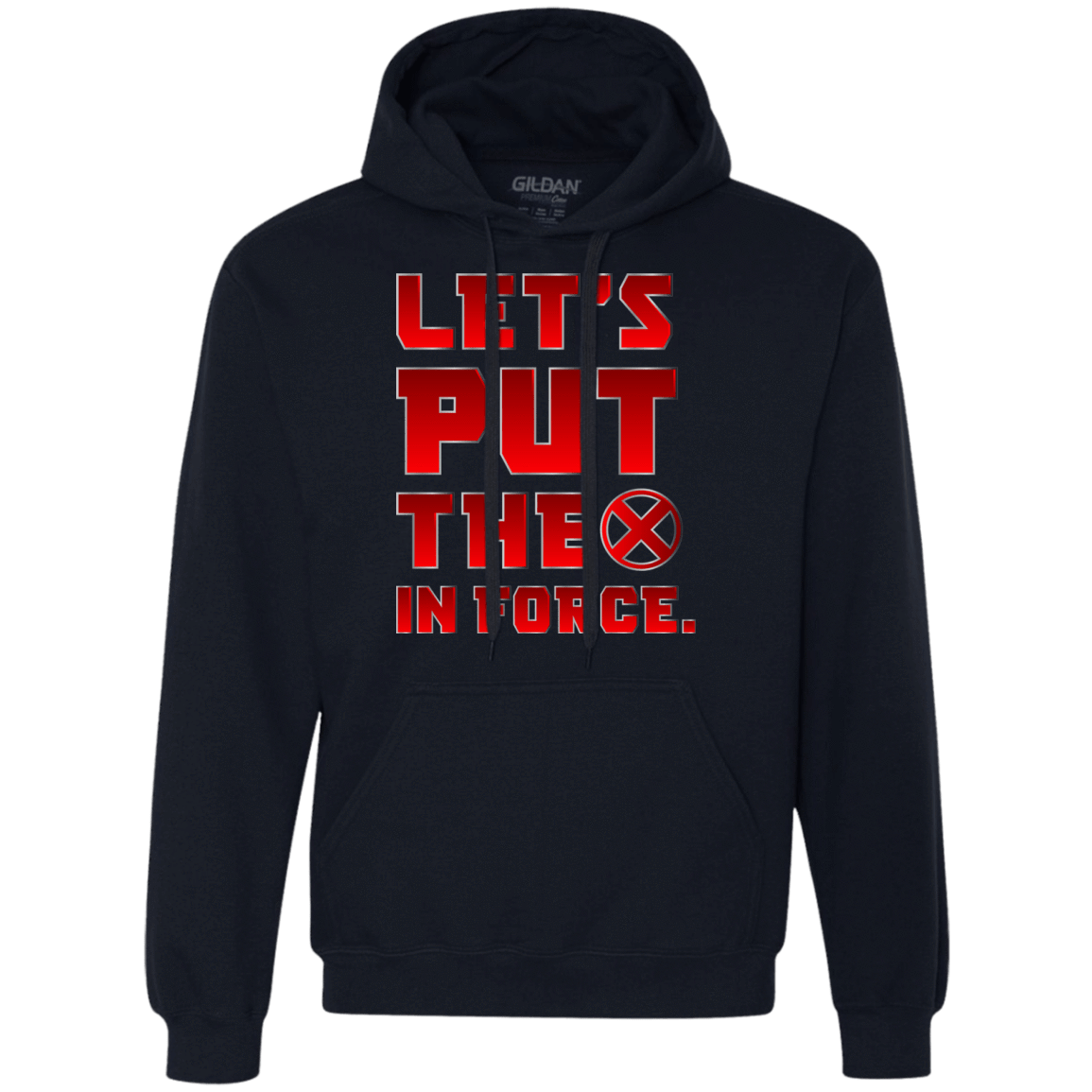 Sweatshirts Navy / S The X In Force Premium Fleece Hoodie