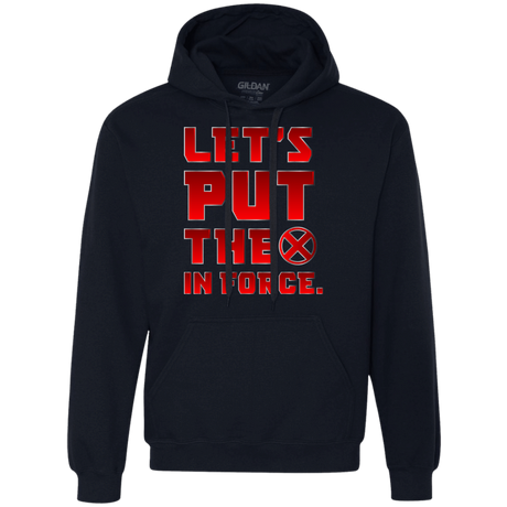 Sweatshirts Navy / S The X In Force Premium Fleece Hoodie