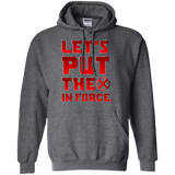 Sweatshirts Dark Heather / S The X In Force Pullover Hoodie