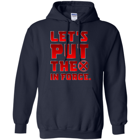 Sweatshirts Navy / S The X In Force Pullover Hoodie