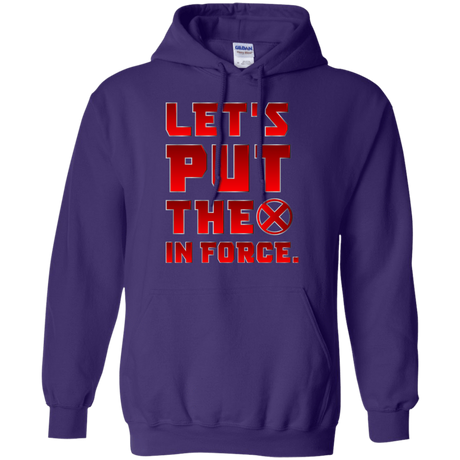 Sweatshirts Purple / S The X In Force Pullover Hoodie
