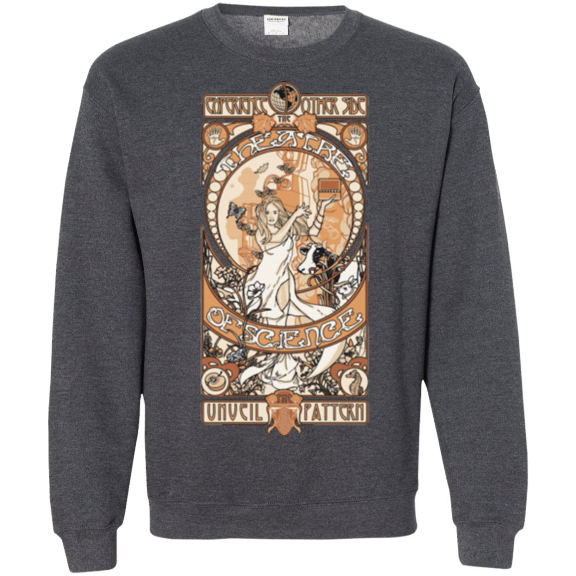 Sweatshirts Dark Heather / Small Theatre of science Crewneck Sweatshirt
