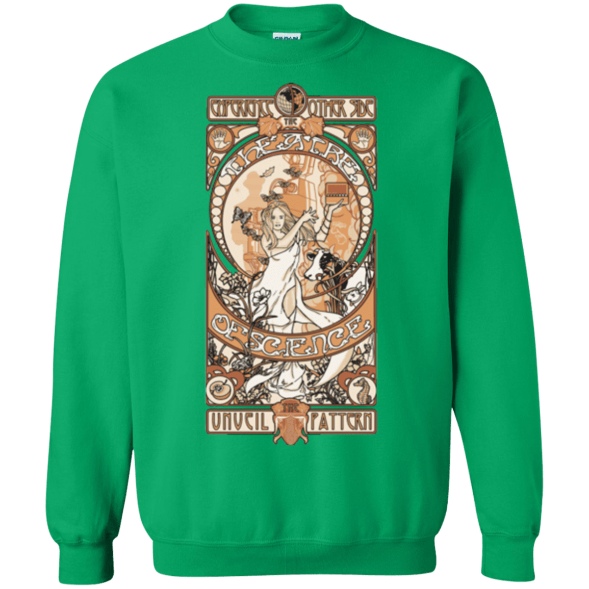Sweatshirts Irish Green / Small Theatre of science Crewneck Sweatshirt