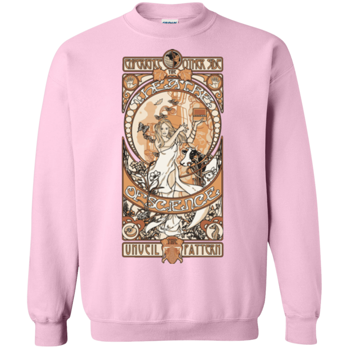 Sweatshirts Light Pink / Small Theatre of science Crewneck Sweatshirt