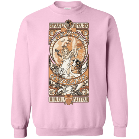 Sweatshirts Light Pink / Small Theatre of science Crewneck Sweatshirt