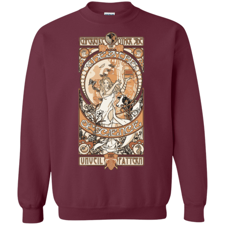 Sweatshirts Maroon / Small Theatre of science Crewneck Sweatshirt