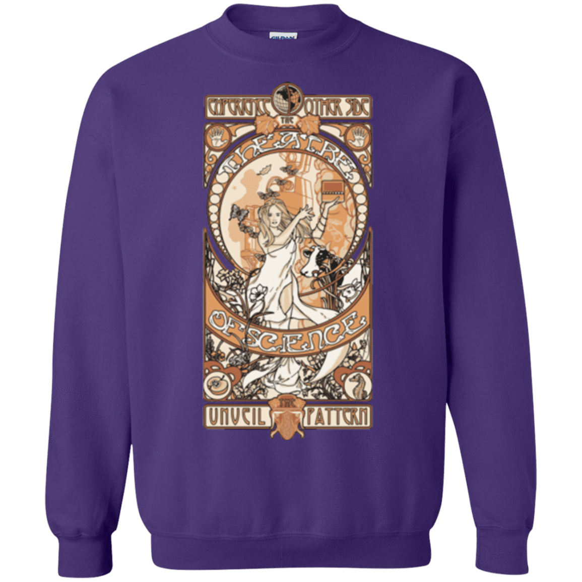 Sweatshirts Purple / Small Theatre of science Crewneck Sweatshirt