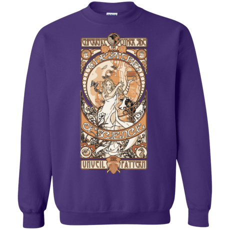 Sweatshirts Purple / Small Theatre of science Crewneck Sweatshirt