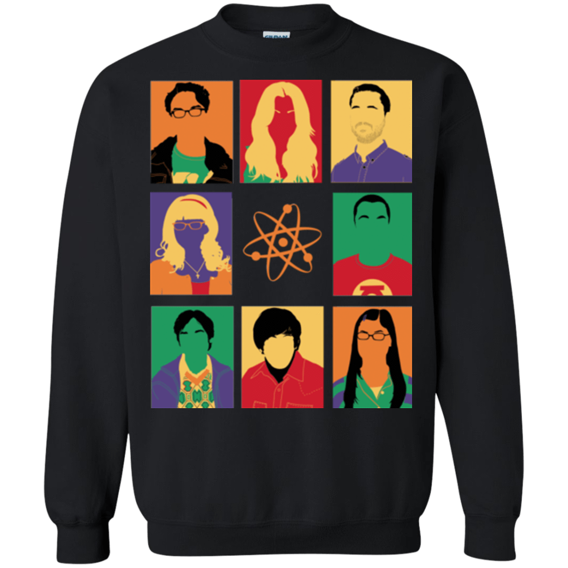 Sweatshirts Black / Small Theory pop Crewneck Sweatshirt