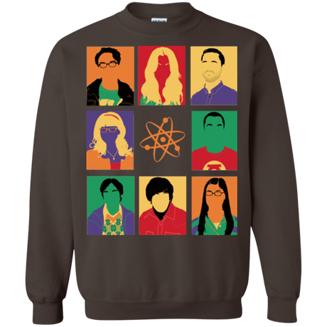 Sweatshirts Dark Chocolate / Small Theory pop Crewneck Sweatshirt