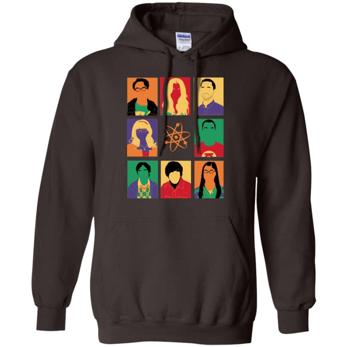 Sweatshirts Dark Chocolate / Small Theory pop Pullover Hoodie