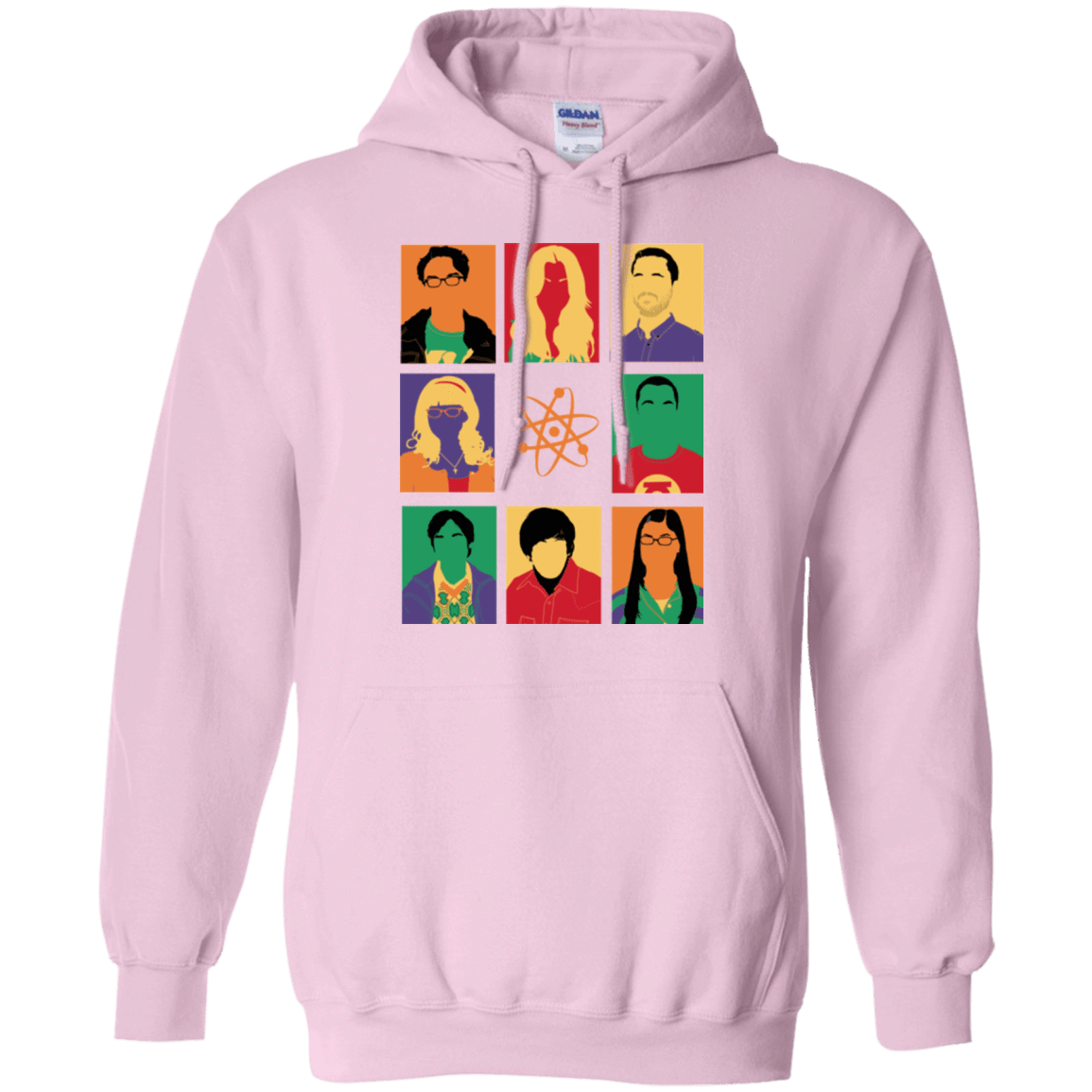 Sweatshirts Light Pink / Small Theory pop Pullover Hoodie