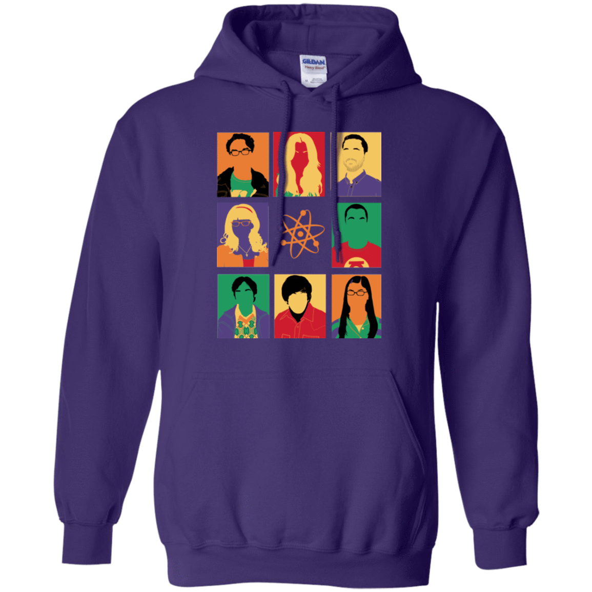 Sweatshirts Purple / Small Theory pop Pullover Hoodie