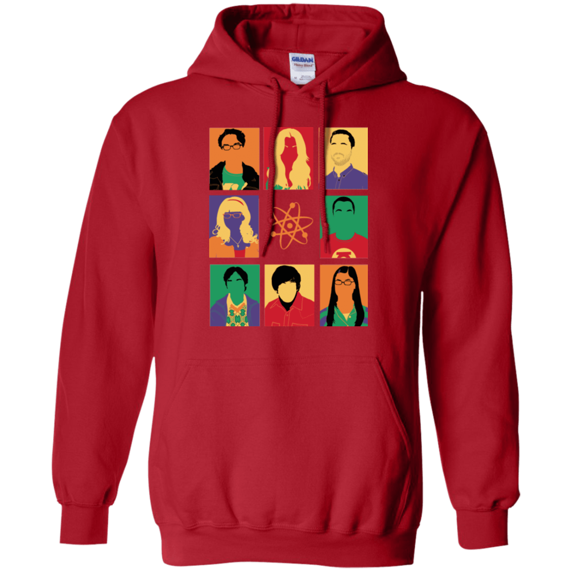 Sweatshirts Red / Small Theory pop Pullover Hoodie