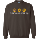 Sweatshirts Dark Chocolate / Small There Is Life After 5PM Crewneck Sweatshirt