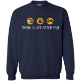 Sweatshirts Navy / Small There Is Life After 5PM Crewneck Sweatshirt