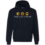 Sweatshirts Navy / Small There Is Life After 5PM Premium Fleece Hoodie