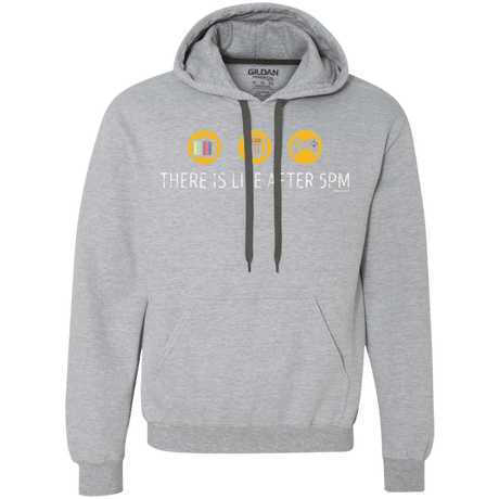 Sweatshirts Sport Grey / Small There Is Life After 5PM Premium Fleece Hoodie