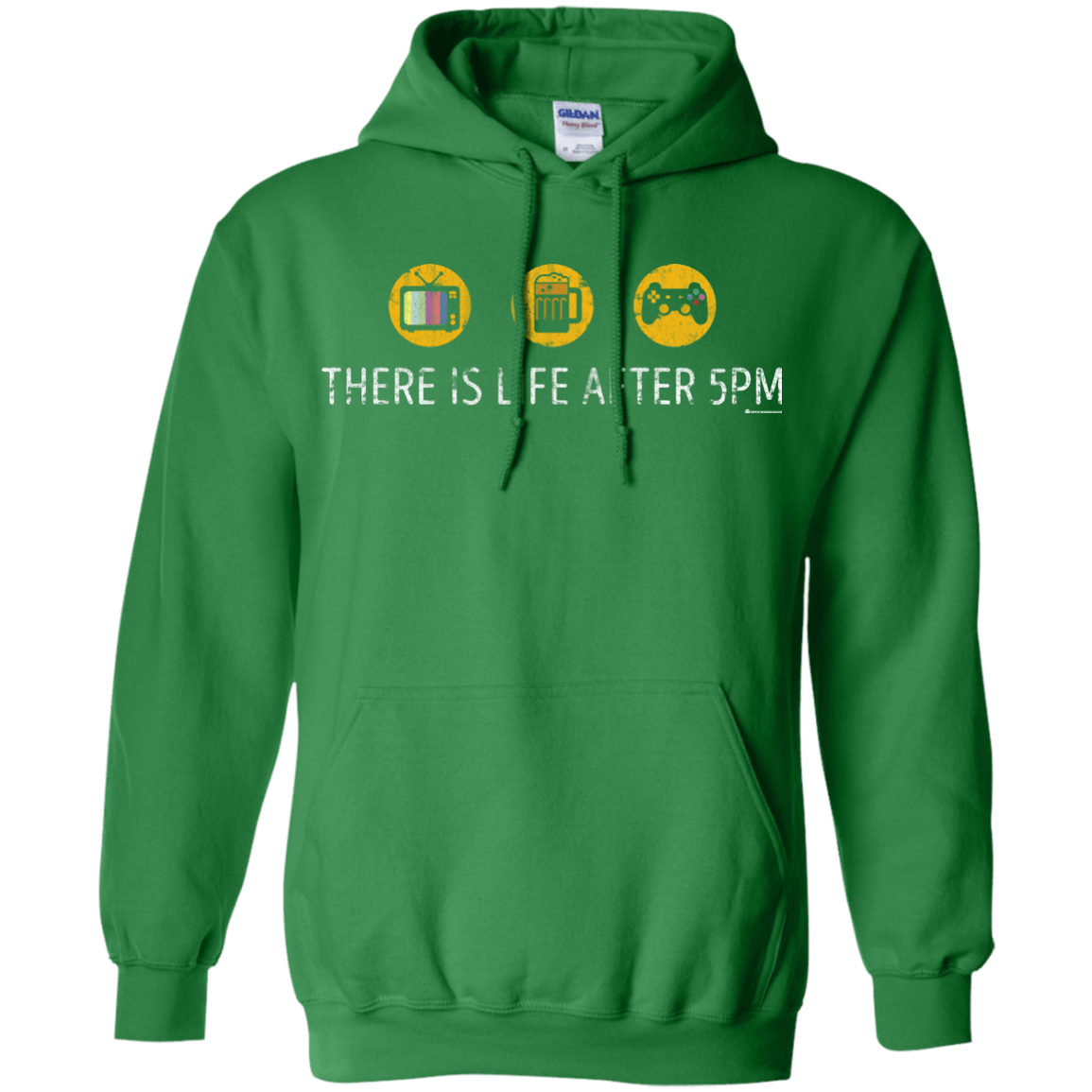 Sweatshirts Irish Green / Small There Is Life After 5PM Pullover Hoodie