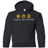 Sweatshirts Black / YS There Is Life After 5PM Youth Hoodie