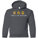 Sweatshirts Charcoal / YS There Is Life After 5PM Youth Hoodie