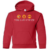 Sweatshirts Red / YS There Is Life After 5PM Youth Hoodie