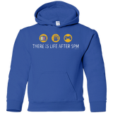 Sweatshirts Royal / YS There Is Life After 5PM Youth Hoodie