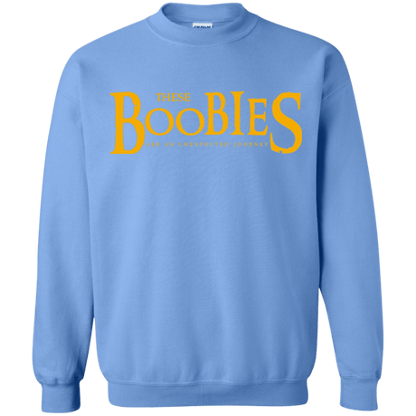 Sweatshirts Carolina Blue / Small These boobies Crewneck Sweatshirt