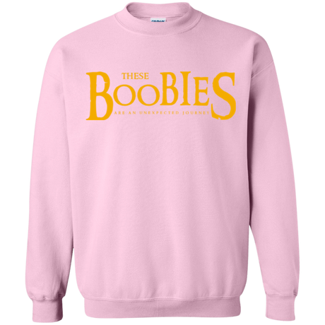 Sweatshirts Light Pink / Small These boobies Crewneck Sweatshirt