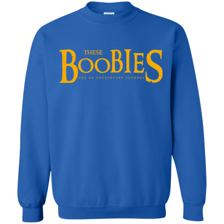 Sweatshirts Royal / Small These boobies Crewneck Sweatshirt