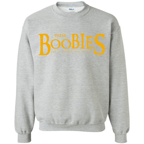 Sweatshirts Sport Grey / Small These boobies Crewneck Sweatshirt