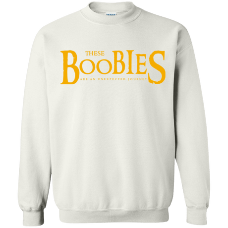 Sweatshirts White / Small These boobies Crewneck Sweatshirt