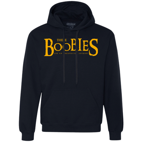 Sweatshirts Navy / Small These boobies Premium Fleece Hoodie