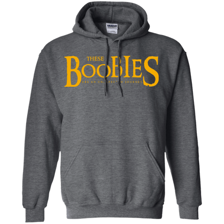 Sweatshirts Dark Heather / Small These boobies Pullover Hoodie