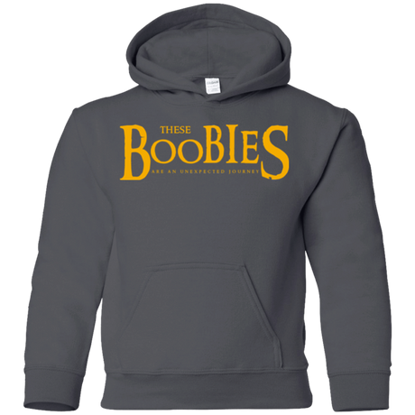 Sweatshirts Charcoal / YS These boobies Youth Hoodie