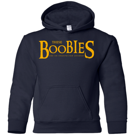 Sweatshirts Navy / YS These boobies Youth Hoodie