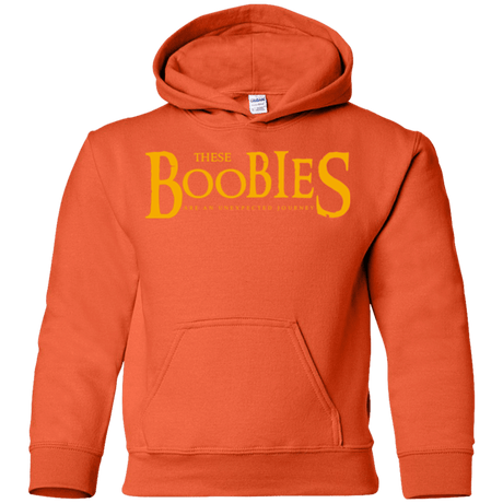 Sweatshirts Orange / YS These boobies Youth Hoodie