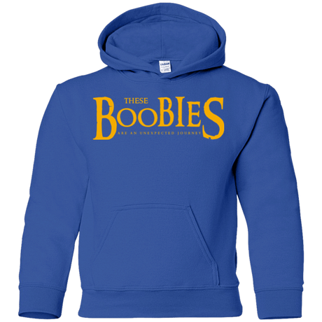 Sweatshirts Royal / YS These boobies Youth Hoodie
