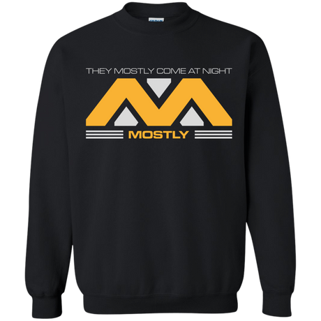 Sweatshirts Black / Small They Mostly Come At Night Mostly Crewneck Sweatshirt