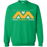Sweatshirts Irish Green / Small They Mostly Come At Night Mostly Crewneck Sweatshirt