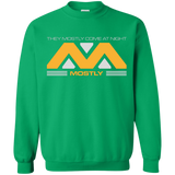 Sweatshirts Irish Green / Small They Mostly Come At Night Mostly Crewneck Sweatshirt
