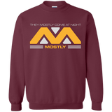 Sweatshirts Maroon / Small They Mostly Come At Night Mostly Crewneck Sweatshirt