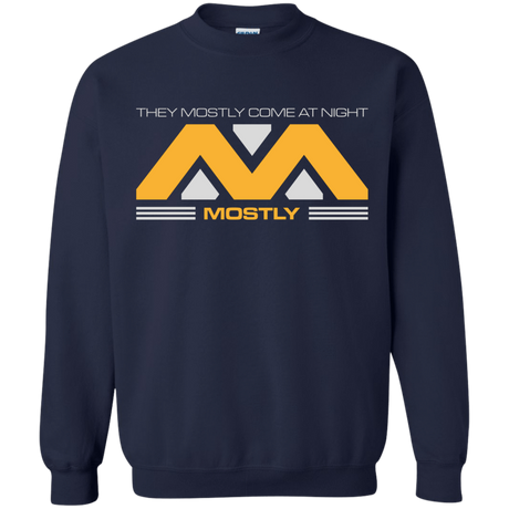 Sweatshirts Navy / Small They Mostly Come At Night Mostly Crewneck Sweatshirt