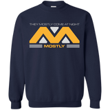 Sweatshirts Navy / Small They Mostly Come At Night Mostly Crewneck Sweatshirt
