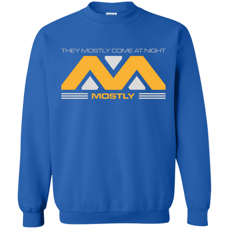 Sweatshirts Royal / Small They Mostly Come At Night Mostly Crewneck Sweatshirt
